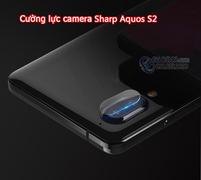 Cường lực camera sharp aquos s2
