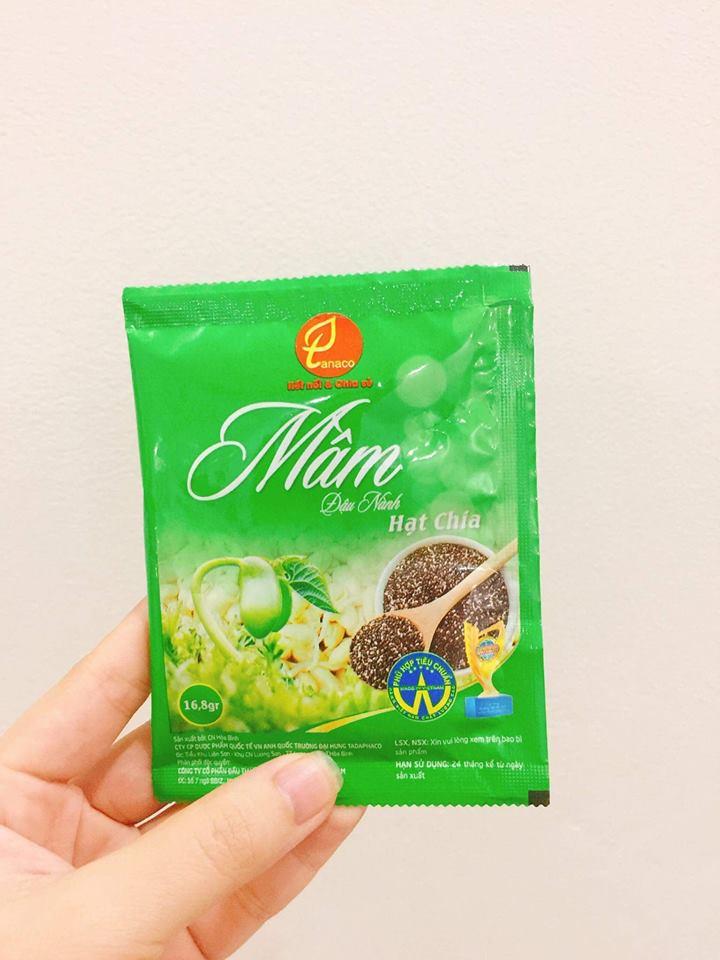 Mầm đậu nành hạt chia Tanaco tăng cường nội tiết tố, đẹp da[ GÓI LẺ DÙNG THỬ ]