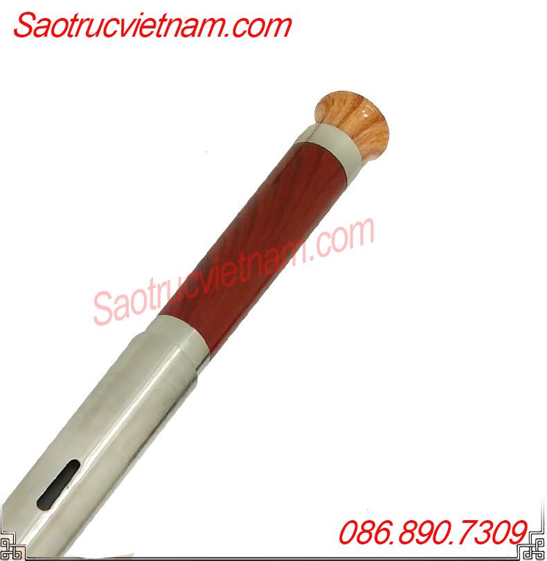Sáo Mèo Tàu Giả Gỗ LAMT2 - Sáo Trúc HaKi - Tặng Túi Nhung, Dây Treo