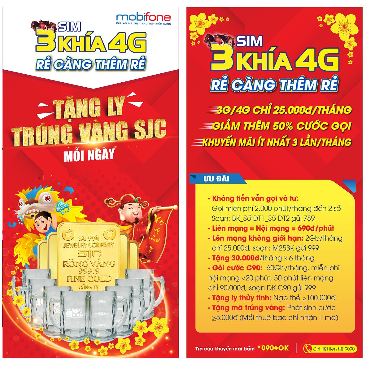 Sim 3 Khía - Rẻ càng thêm rẻ