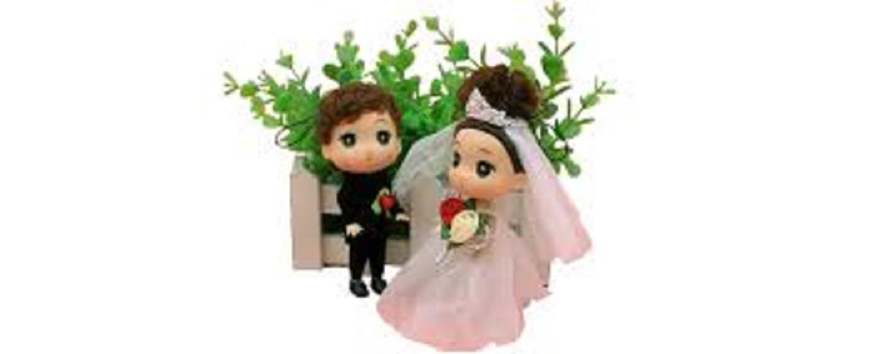 Bộ búp bê chibi cô dâu chú rể
