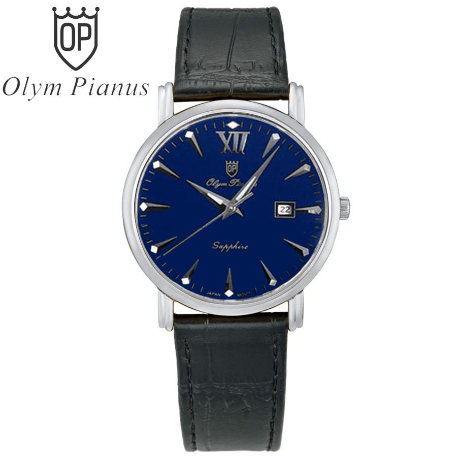 Đồng hồ nam mặt kính sapphire Olym Pianus OP130-07MS-GL xanh