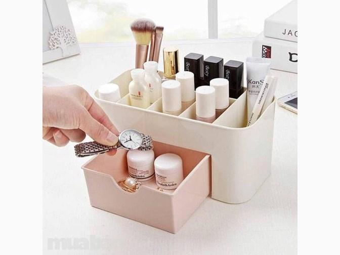 Hộp nhựa đựng mỹ phẩm có ngăn kéo