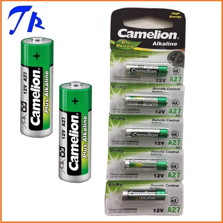 5 viên pin a27 12v camelion, pin cửa cuốn a27