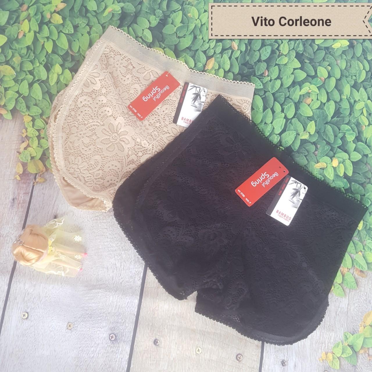 Bộ 2 quần lót đùi ren cao cấp Beautiful Spring Bamboo Vito Corleone 5768