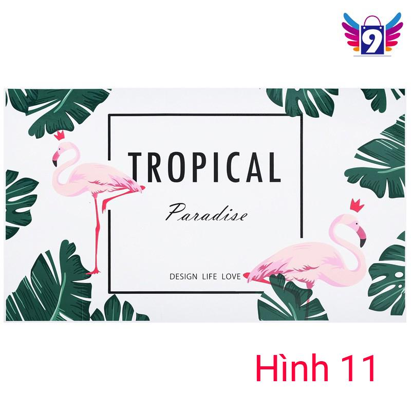 [3-5/8 Hoàn Tiền 25%] - [HCM]Decal dán tường nhà bếp Tropical cách nhiệt không bị ướt có thể lau chùi 9STORE (hình 1011)