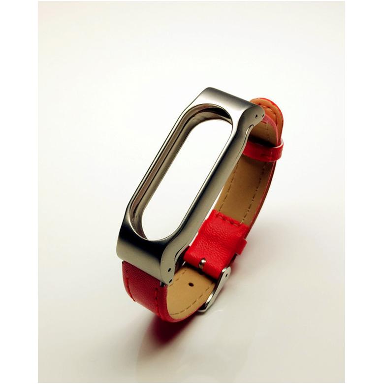 Dây đeo da Mijobs thay thế dành cho Xiaomi Miband 2