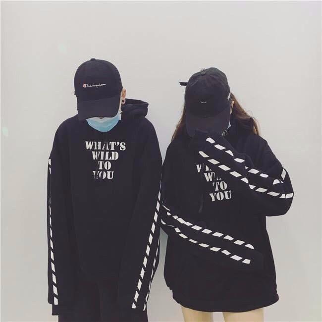 Áo khoác hoodie nam nữ what's wild to you