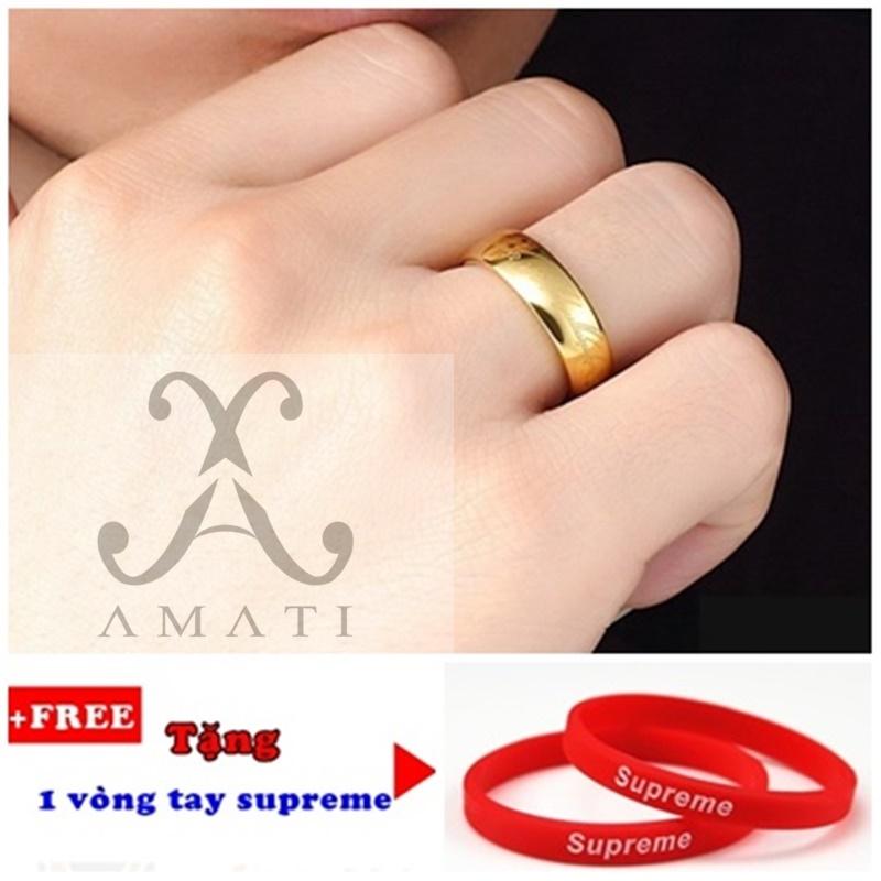 Nhẫn nam họa tiết chữ la mã gtm109