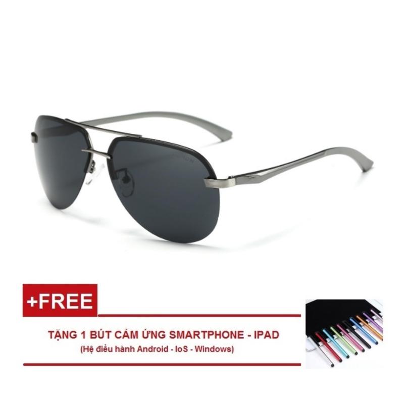 Giá bán Kính Mát Nam Cao Cấp Khung Alutitan Tròng Polarized Phân Cực AntiBlue Light Pilot JP8800C