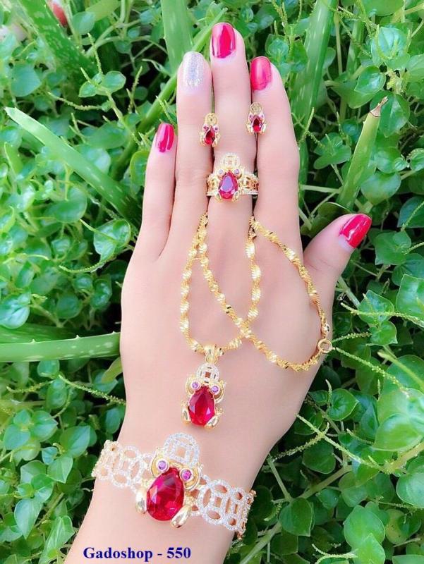 Bộ Trang Sức Xi Vàng 18k Gadoshop_VB4190602