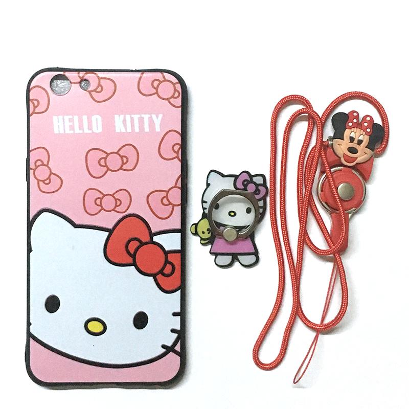 Combo Ốp Lưng hình, dây đeo và nhẫn giá đỡ dành cho Oppo F1s / F1s 2017 / A1601 / A59