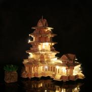 Đồ chơi lắp ráp gỗ 3D Mô hình tháp Yuejiang Tower