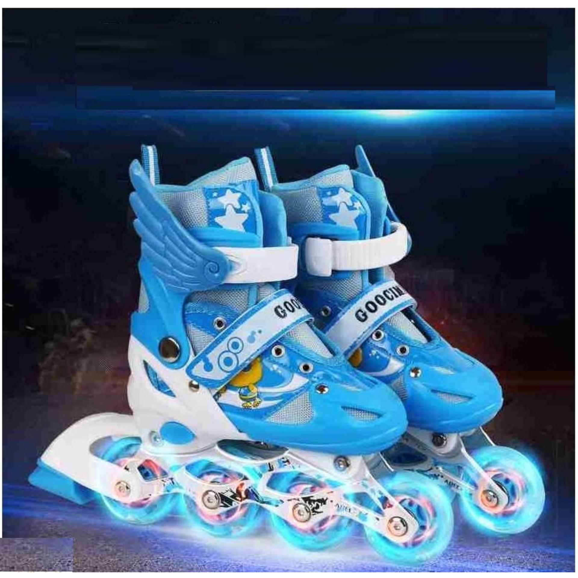 Giày patin trẻ em,giầy trượt patin cho trẻ em - Giày Patin Trẻ Em, Chắc Chắn, Ôm Sát Chân Chân, Giúp Bé Vui Chơi Thỏa Thích Mà Lại An Toàn, Sản Phẩm Cao Cấp -Tặng Kèm Bộ Bảo Hộ Đáng Yêu - Mẫu Mới 2044