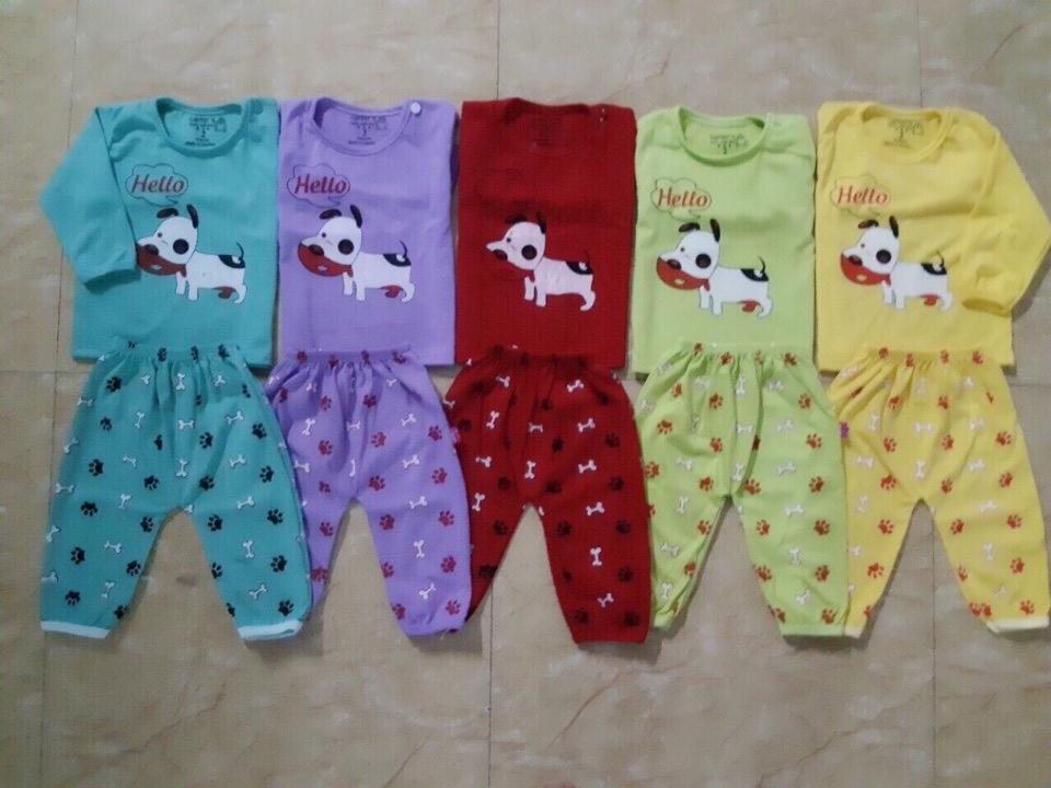 Set 5 bộ dài tay bé trai/gái 5-14kg