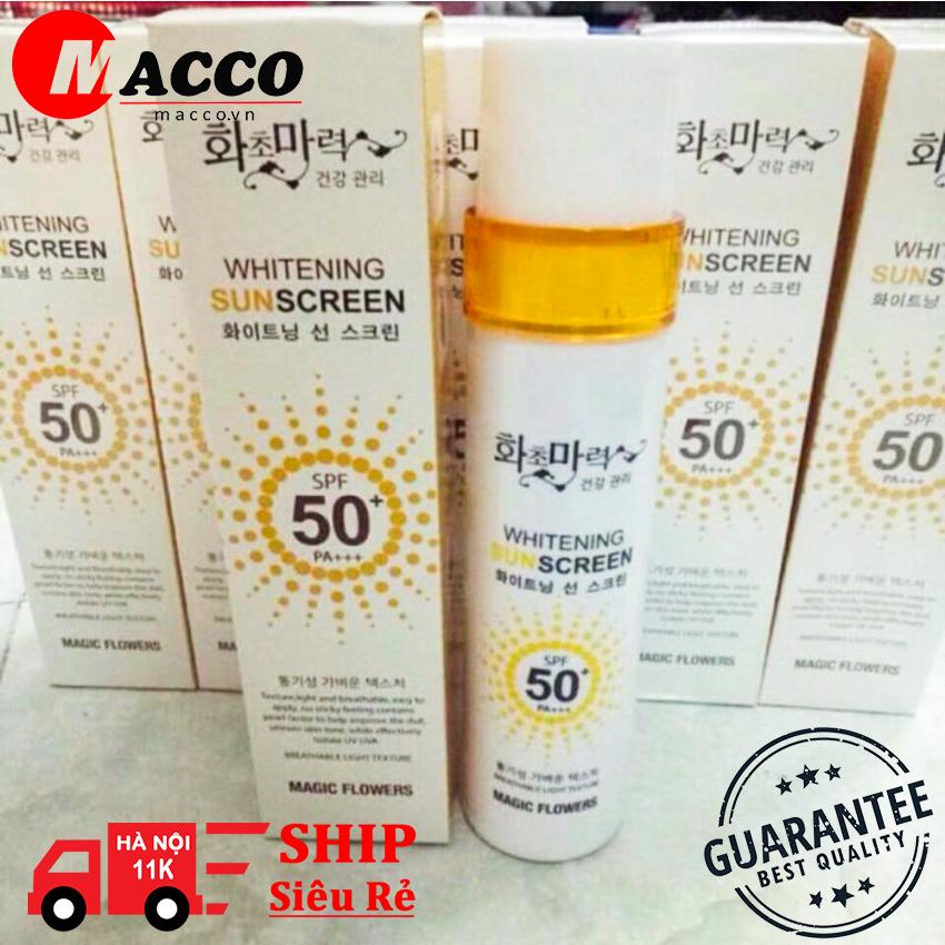 Kem chống nắng dưỡng trắng da Whitening Sun Screen SPF50 Hàn Quốc 150ml