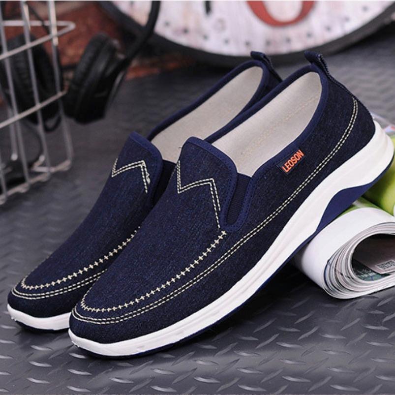 Giày lười vải nam g356