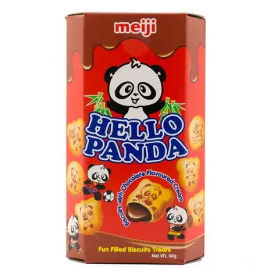 Combo 10 Hộp Bánh gấu Meiji Hello Panda 50gr vị Socola