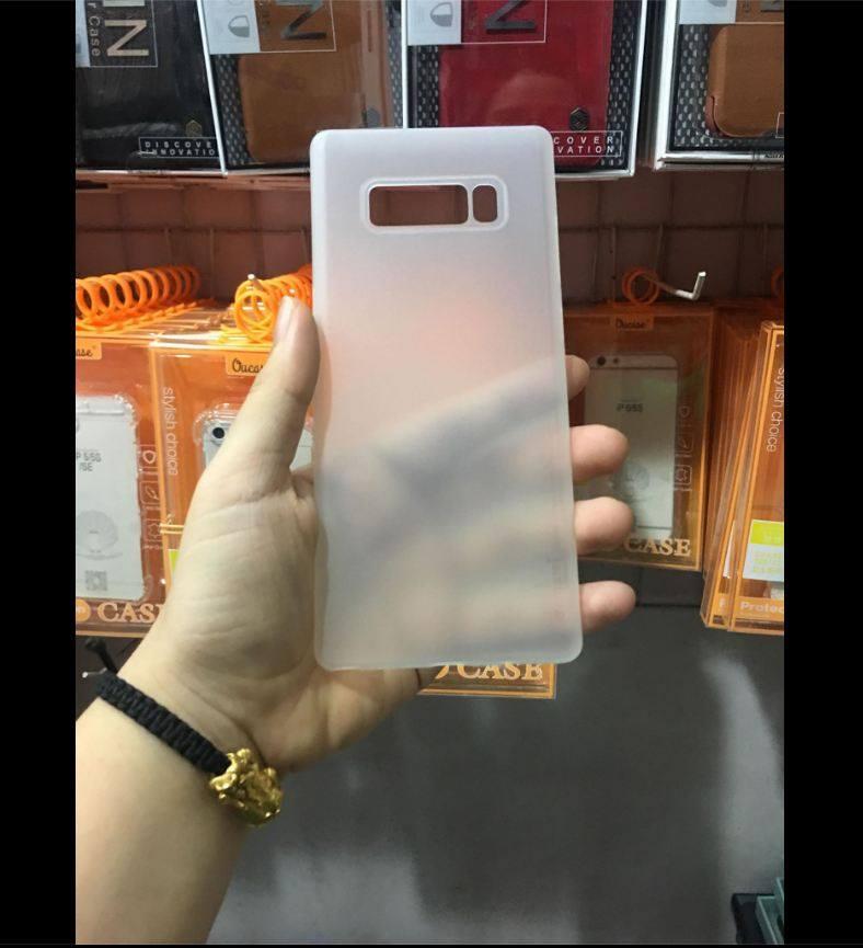 Ốp lưng Memumi siêu mỏng cho Samsung Galaxy Note 8 Tặng móc dán iRing