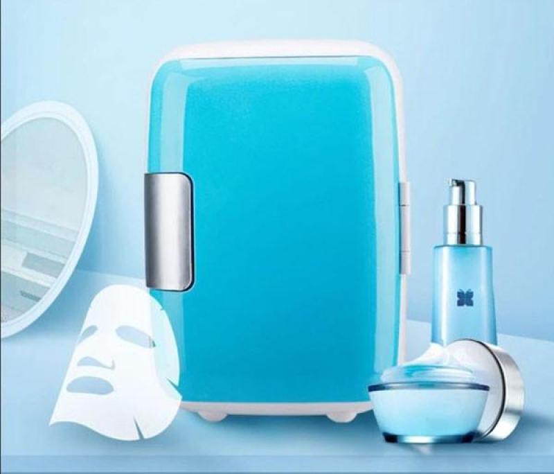 Tủ lạnh mini cho ô tô nhỏ gọn 6L (Hồng)