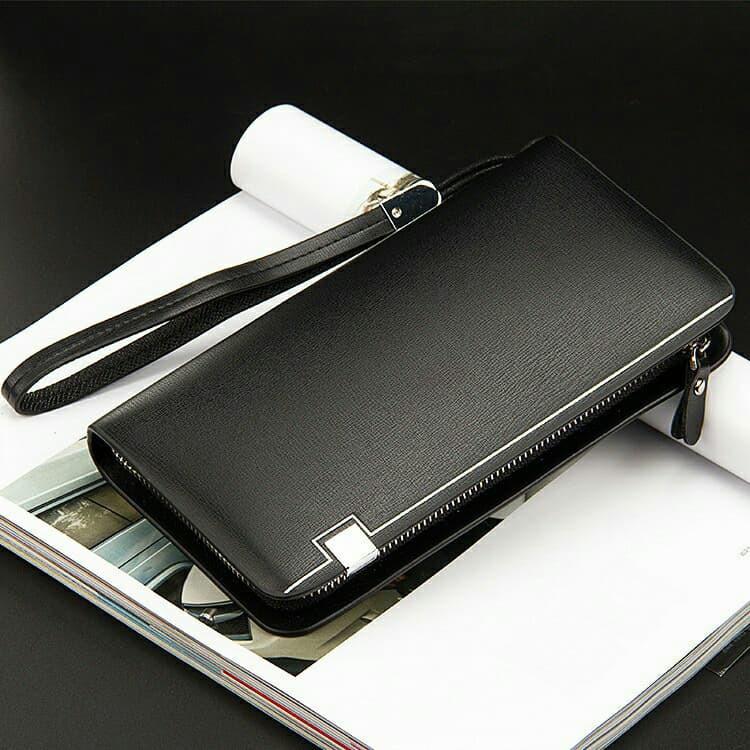 Ví dài nữ cầm tay baellerry phong cách màu đen vct301