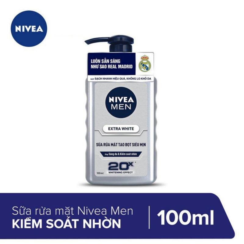 Sữa Rửa Mặt Sáng Da Vượt Trội Dành Cho Nam Nivea Men 100ml _ 83956 nhập khẩu