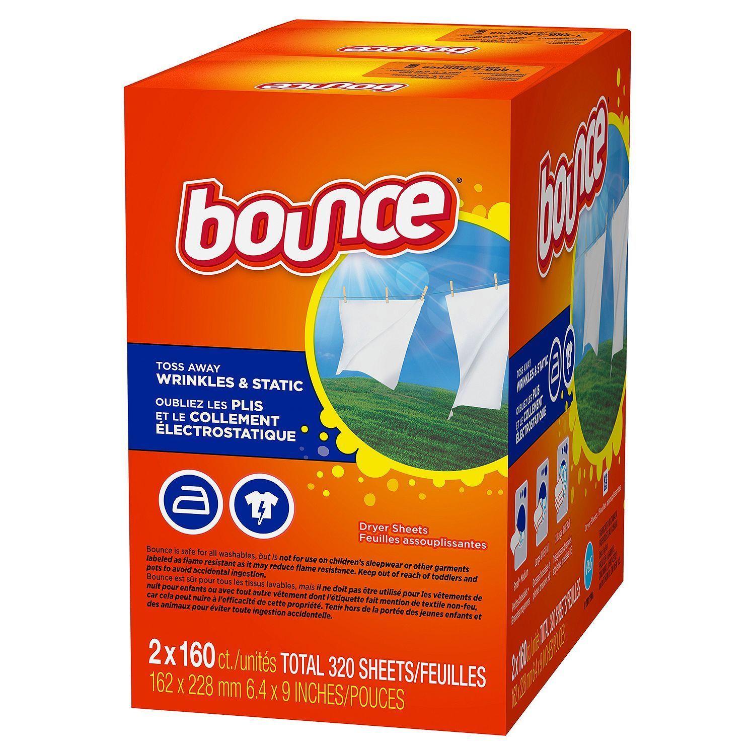 HCMGiấy Làm thơm quần áo cao cấp Bounce Outdoor Fresh 2x160 tờ 320 tờ - USA