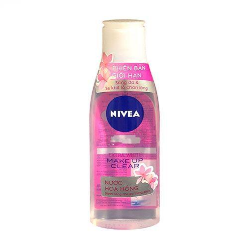 Nước hoa hồng dành riêng cho da trang điểm Nivea Extra White 200ml Hồng