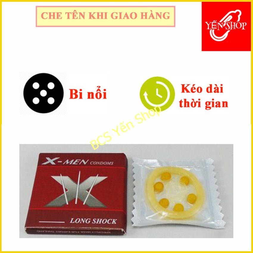 Bao cao su Xmen 6 bi kéo dài thời gian quan hệ, gai toàn thân 10c (YSBCS-BGR)