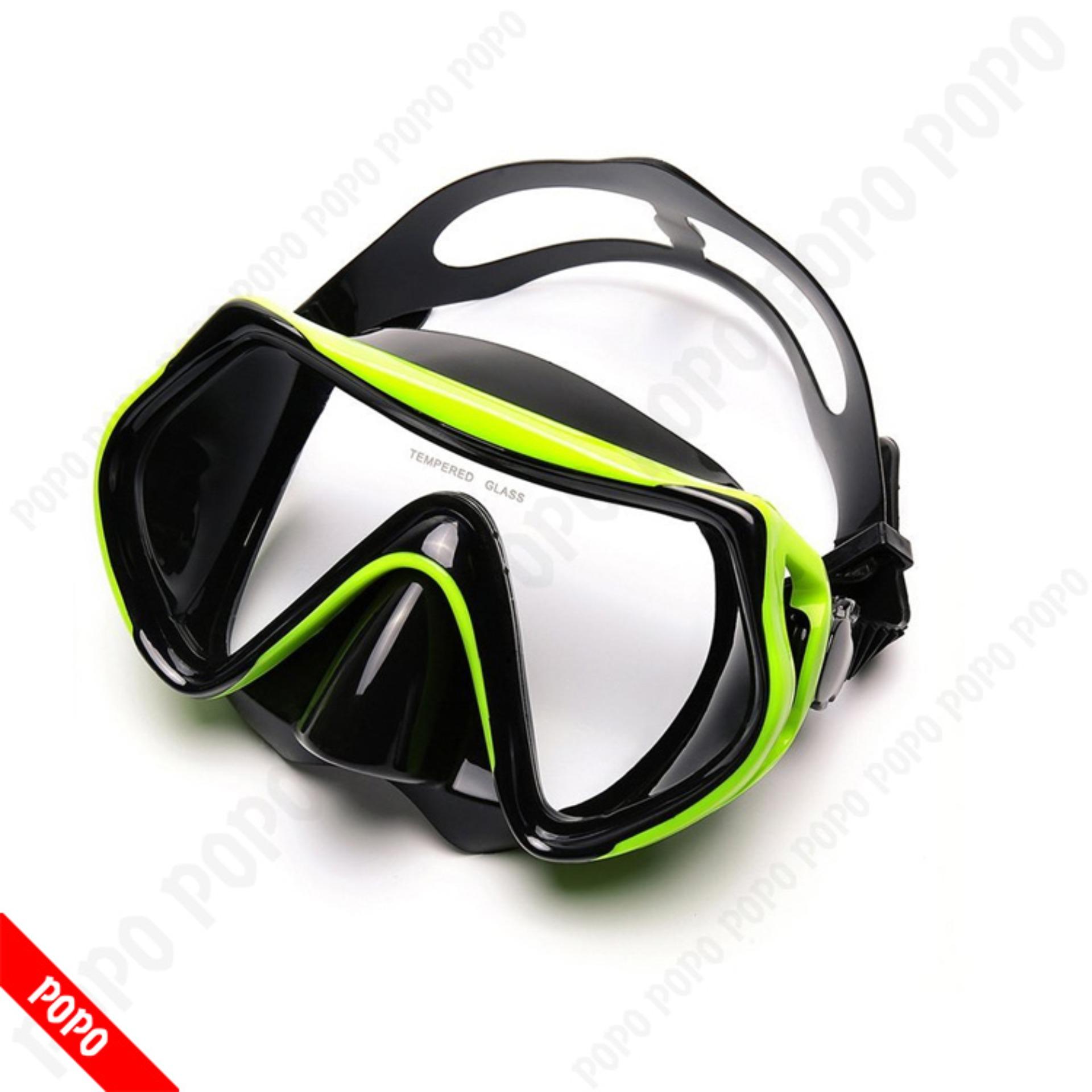 Mặt nạ lặn 1526 mắt KÍNH CƯỜNG LỰC góc nhìn 180 độ, an toàn chống va đạp LEPIN Việt Nam