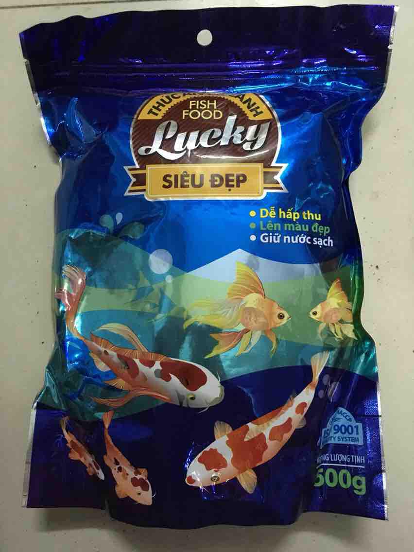 [HCM]Thức ăn cho cá Koi Siêu Đẹp 500gram hạt trung