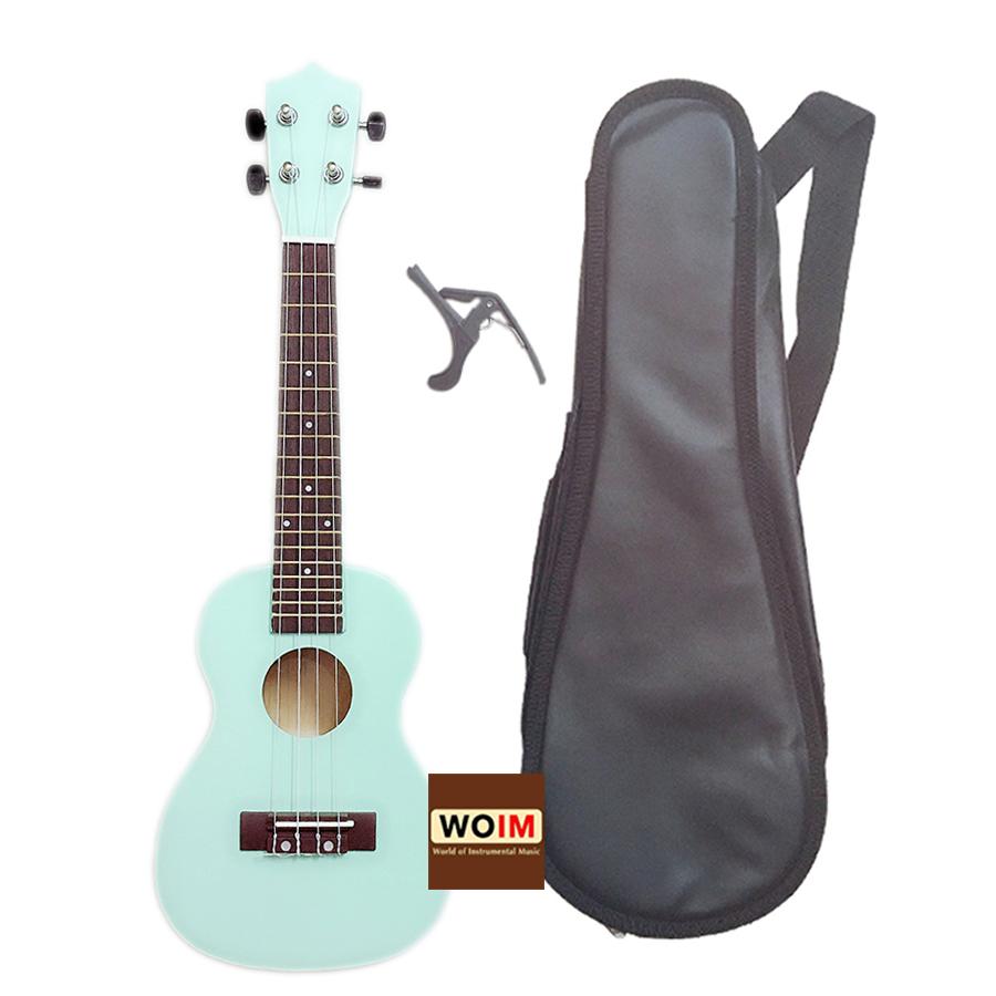 Siêu rẻ với đàn ukulele Concert tặng kèm capo nâng tông và Bao da cao cấp dành cho những bạn học đàn - HÀNG CÓ SẴN