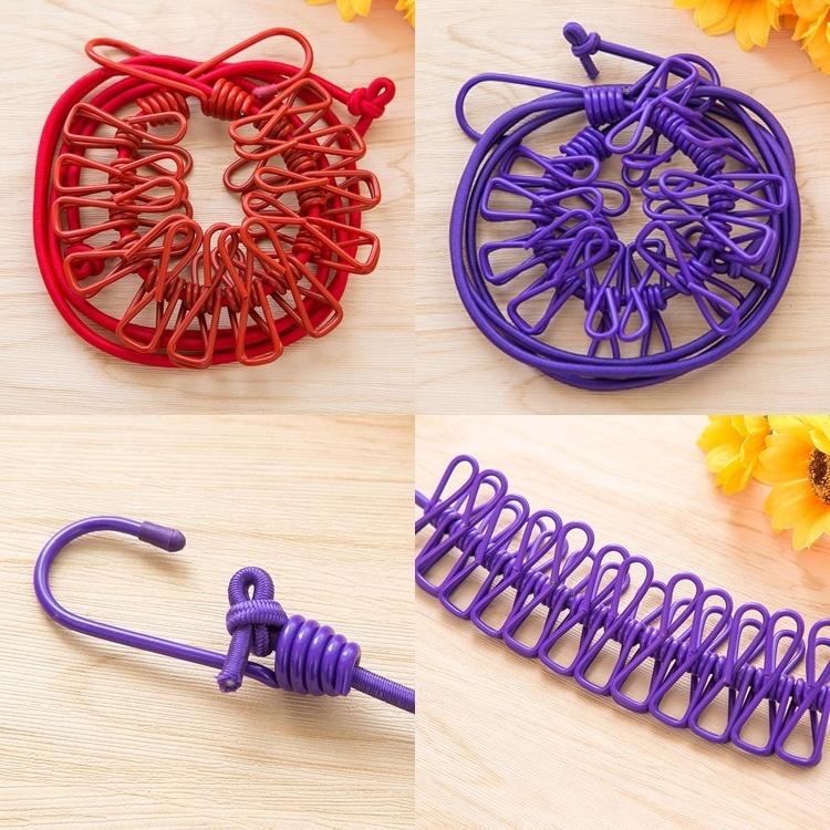 Dây Phơi Đồ Có Móc Kẹp Đa Năng