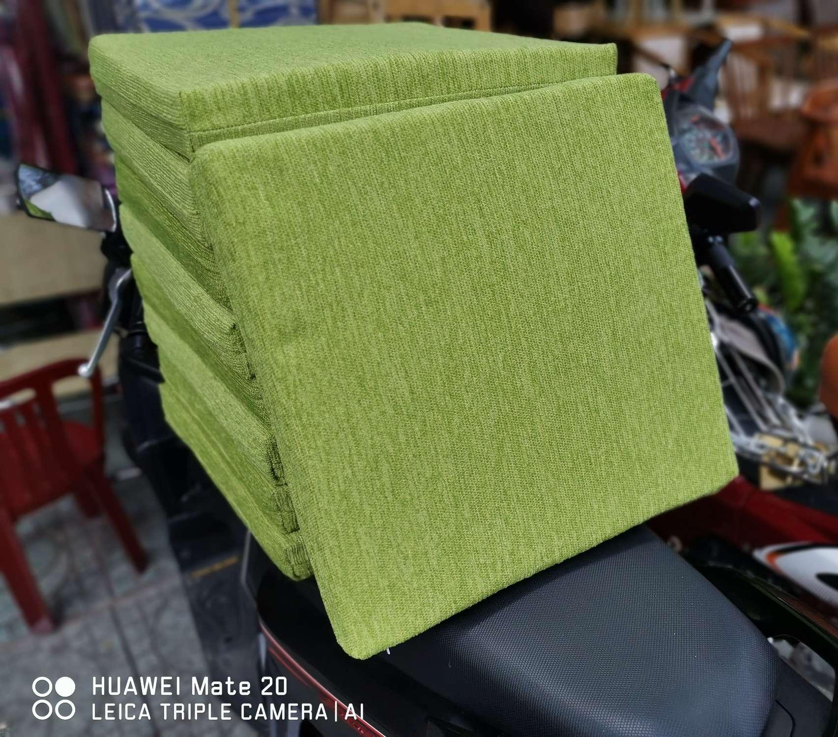 Nệm ngồi NoithatKTP bố dày 5cm green