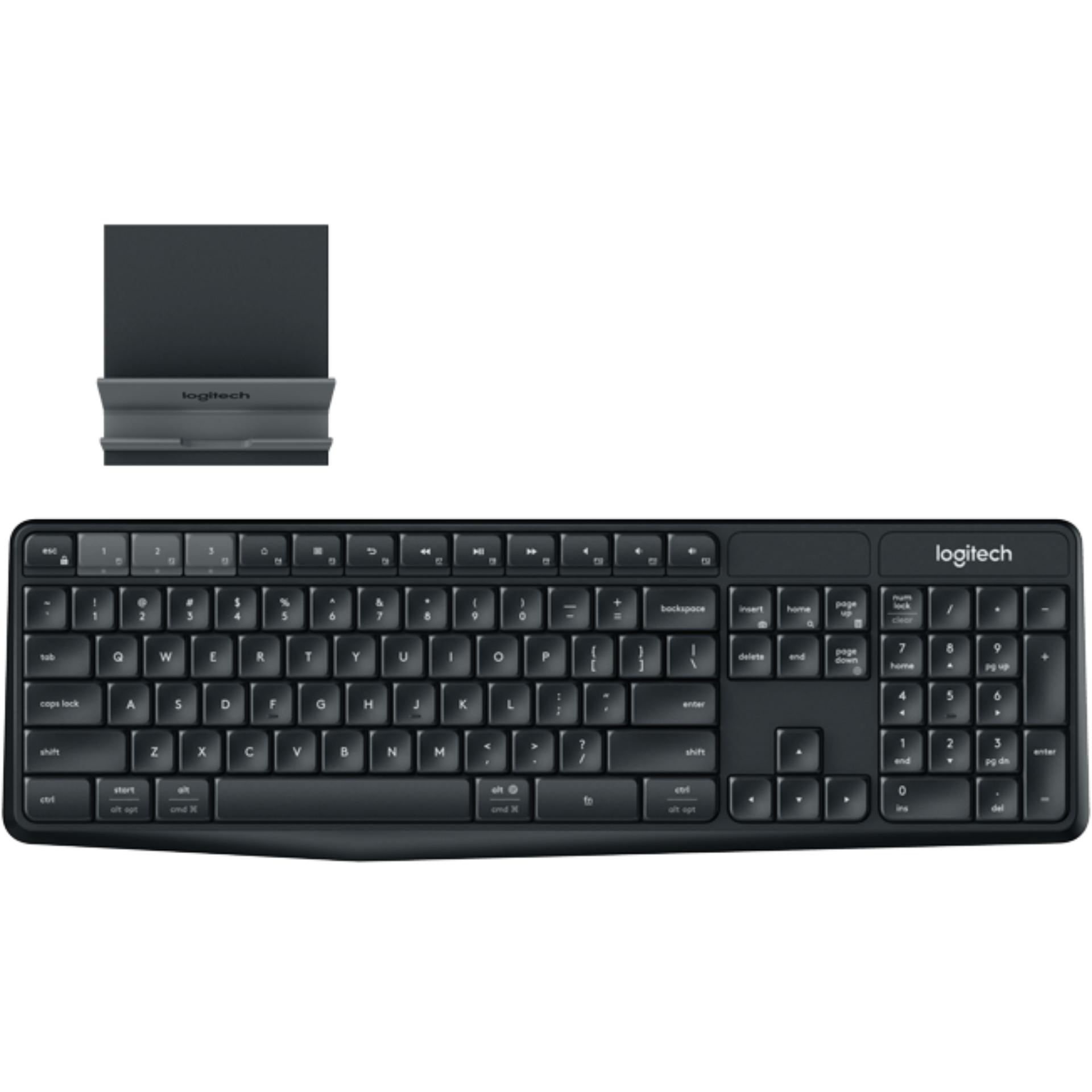 Bộ bàn phím không dây và giá đỡ LOGITECH K375s - Hãng Phân Phối Chính Thức