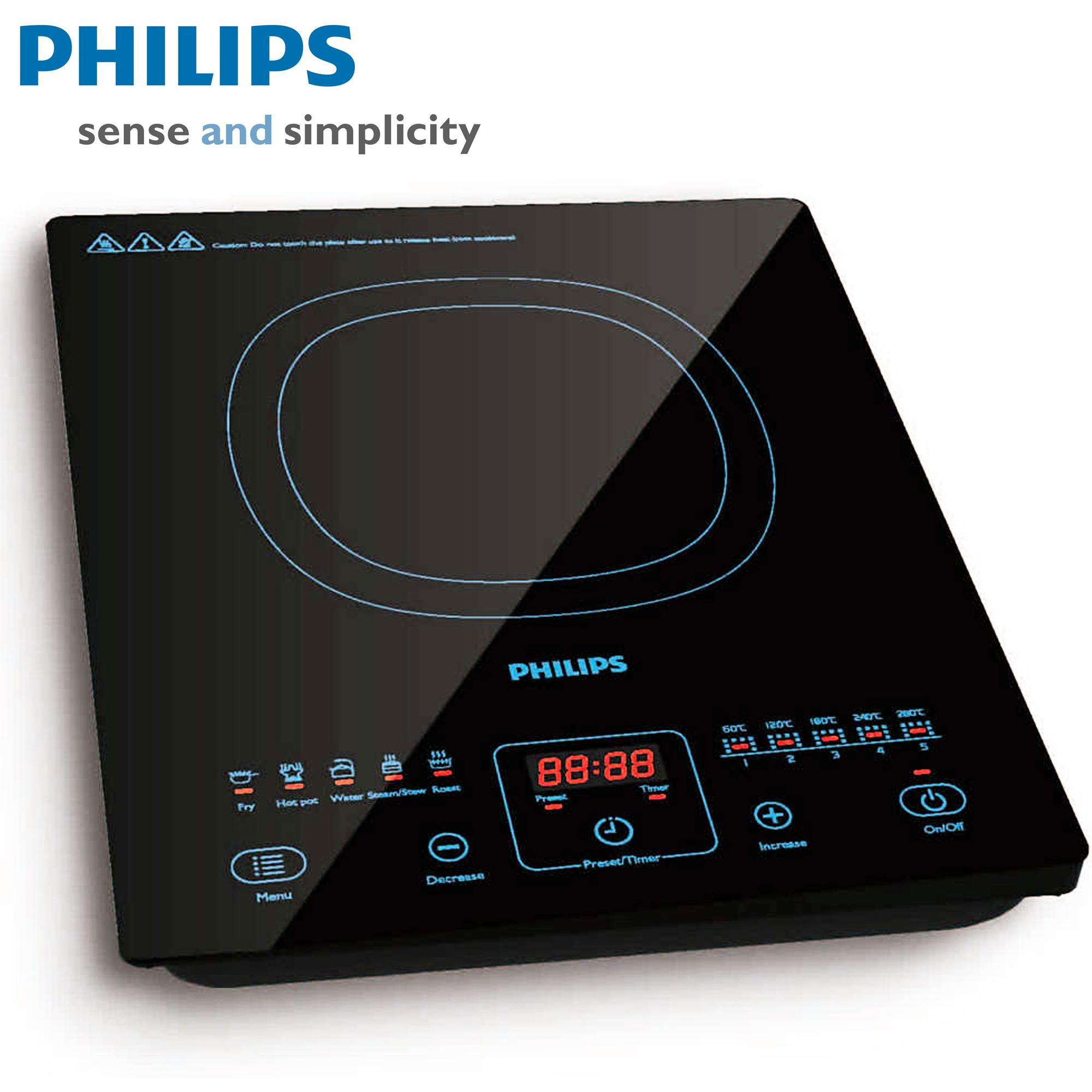 Bếp điện từ Philips HD4911 - Hàng nhập khẩu + tặng kèm nồi lẩu