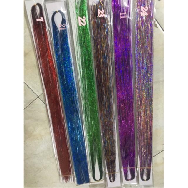 [HCM]Line tóc kim tuyến màu sắc dủ màu