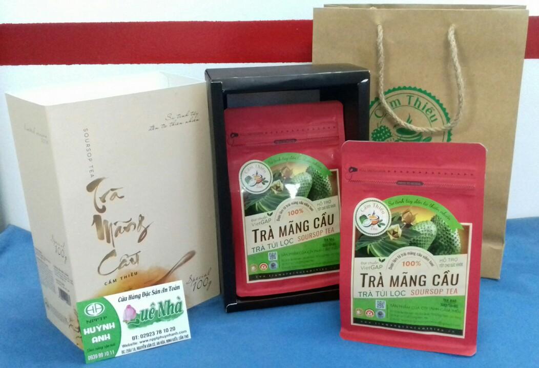 HỘP COMBO TRÀ MÃNG CẦU CẨM THIỀU - 100G (Trà túi lọc)