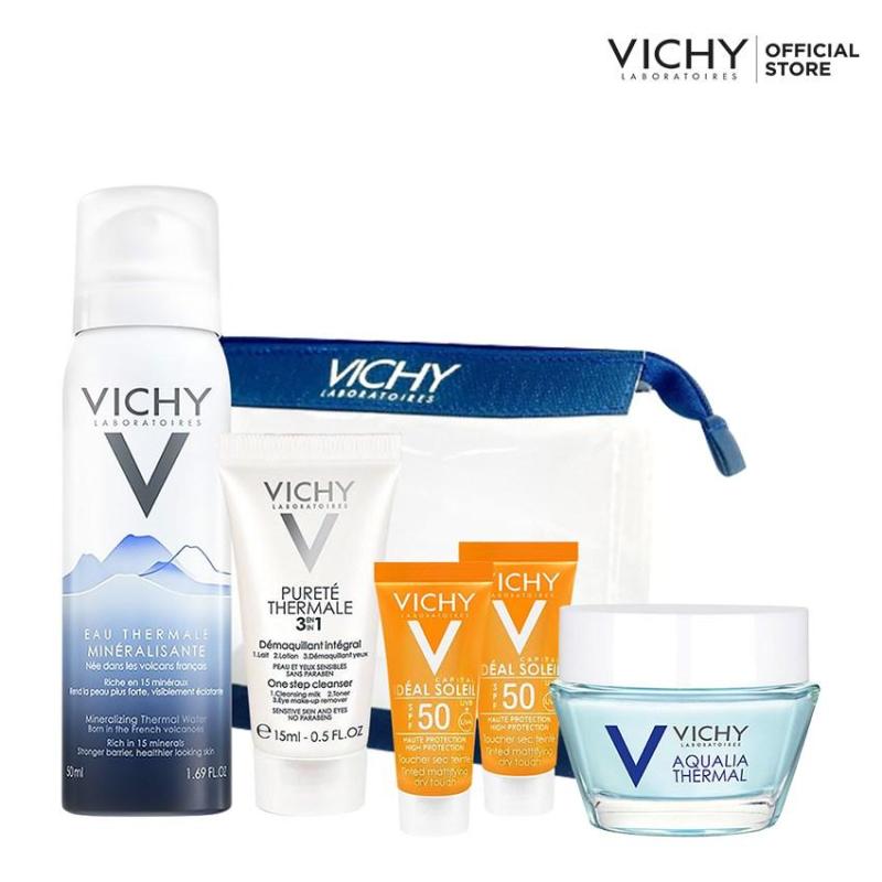 Bộ sản phẩm dưỡng ẩm Vichy Aqualia Bag nhập khẩu