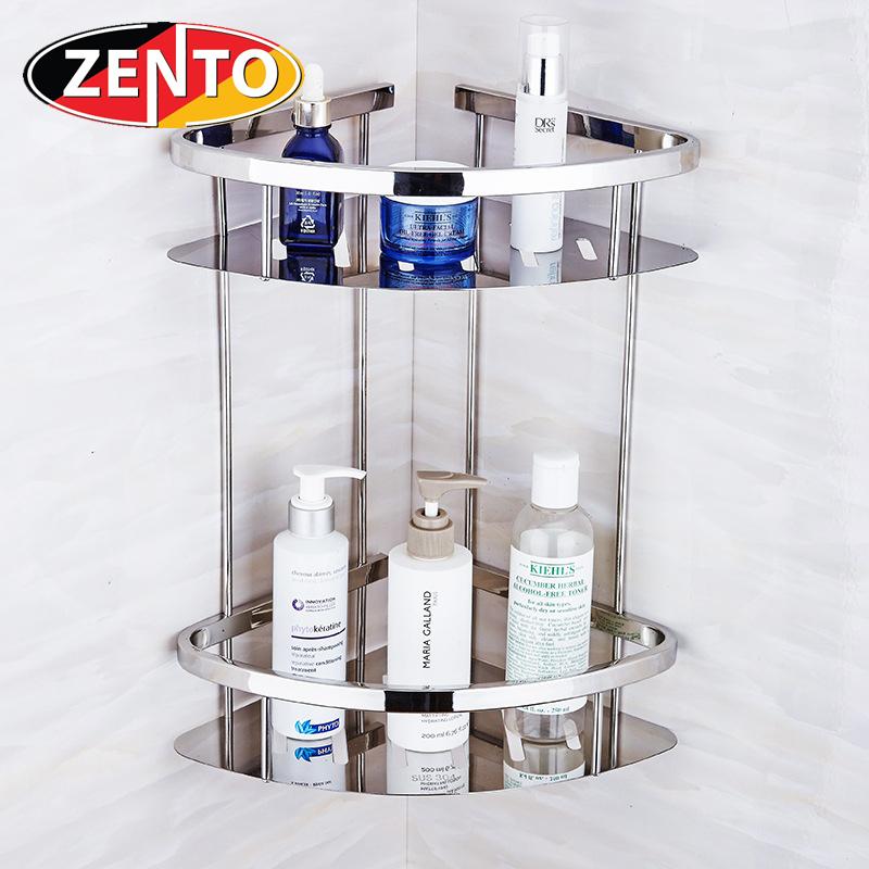 Giá góc 2 tầng inox zento ha4648-2