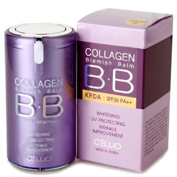 Kem trang điểm BB Collagen Cellio Hàn Quốc 40ml (Da tự nhiên)