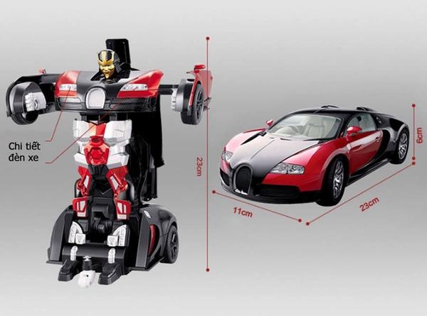 Xe ô tô biến hình thành SIÊU NHÂN TRANSFORMERS điều khiển từ xa