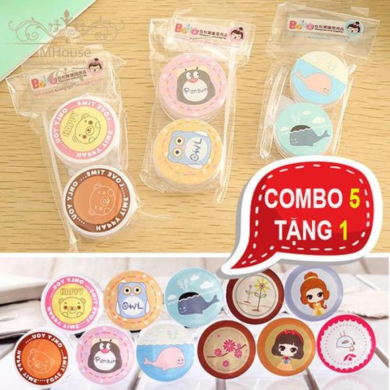Combo 5 Tặng 1. Hộp chiết mỹ phẩm kem dưỡng