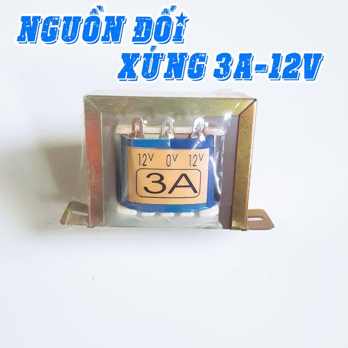 Biến Áp Đối Xứng 12v 3A , Nguồn Đôi , Bộ Nguồn Đối Xứng 12V Chất Lượng