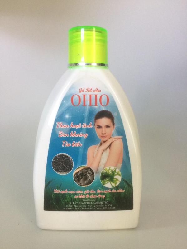 GEL HÚT MỤN OHIO- THAN HOẠT TÍNH - BÙN KHOÁNG- TẢO BIỂN 200g