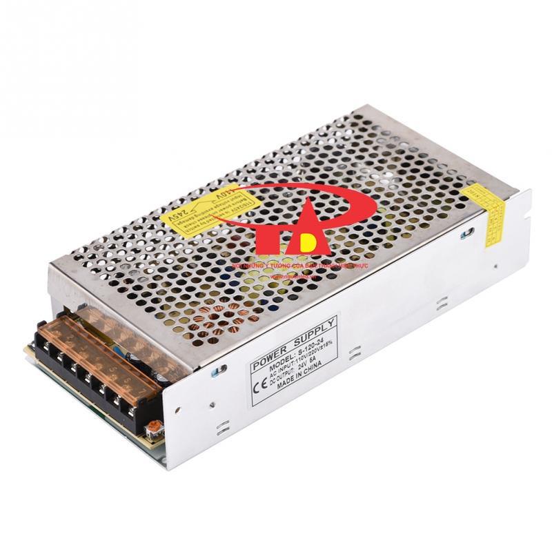 NGUỒN TỔ ONG 24V 5A, 120W, (NÊN MUA) LOẠI TỐT, GIÁ RẺ, CHẤT LƯỢNG, ĐỦ AMPE, BH 6 THÁNG