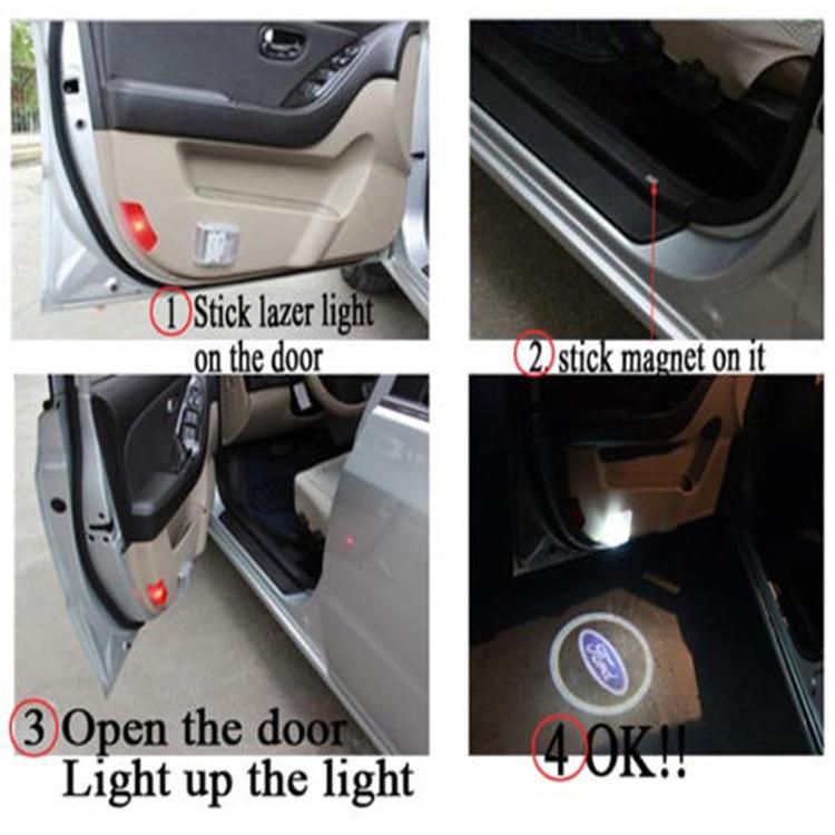 ĐÈN CHIẾU LOGO CỬA XE FORD