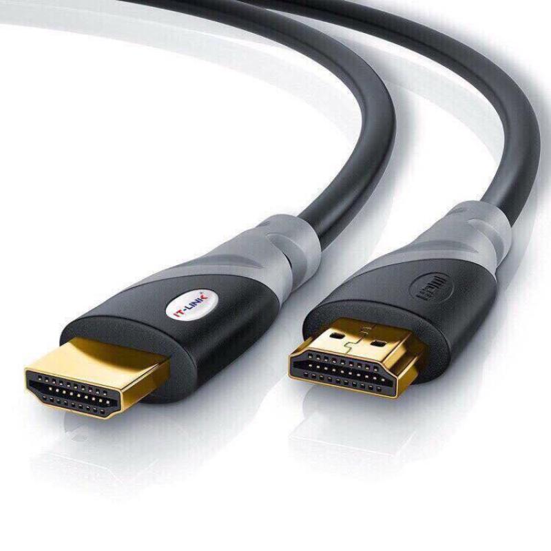 Cáp HDMI IT-LINK dây tròn dài 1.5M chuẩn 1.4 tốc độ 10.2Gbps hỗ trợ Full HD hàng chính hãng.