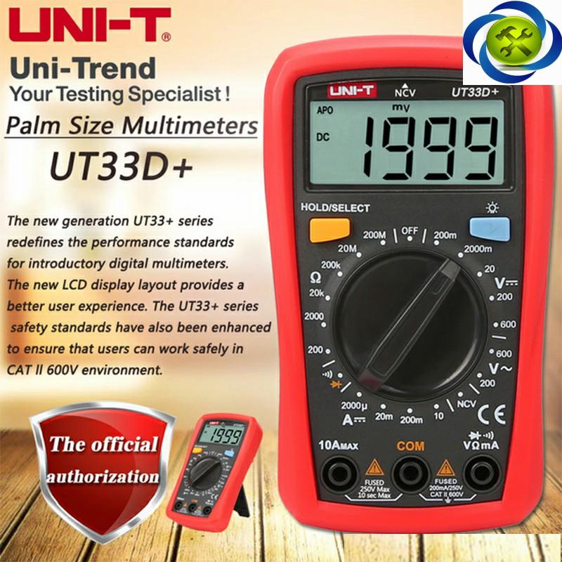 [HCM]Đồng hồ đo điện UNI-T UT33D+