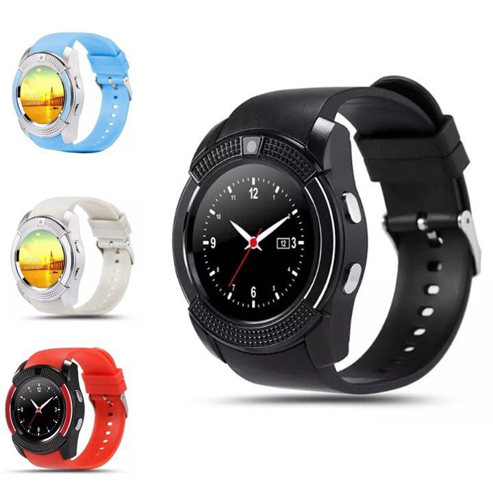 Đồng hồ, điện thoại thông minh SmartWatch V8 - Hỗ trợ tiếng Việt
